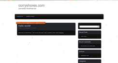 Desktop Screenshot of corryshores.com