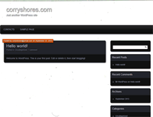 Tablet Screenshot of corryshores.com